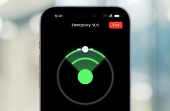 SOS Emergency on an iPhone
