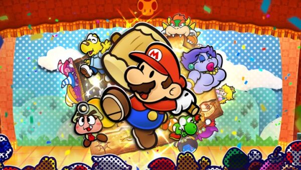 Cropped key art for Paper Mario: The Thousand-Year Door. Cropped key art for Paper Mario: The Thousand-Year Door.
