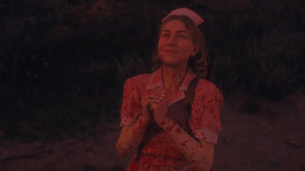 Rose covered in blood in Alan Wake 2 Rose covered in blood in Alan Wake 2