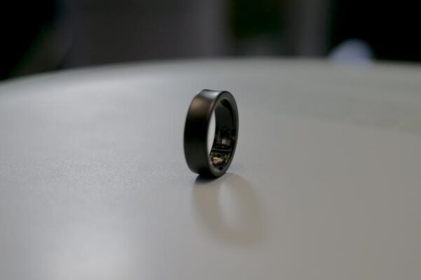 The side of the Samsung Galaxy Ring. The side of the Samsung Galaxy Ring.