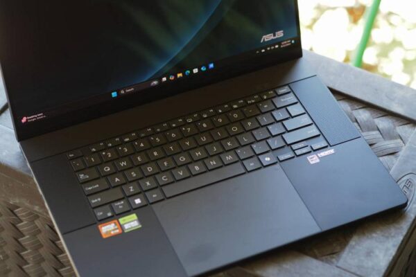 The keyboard and lid of the ProArt P16. The keyboard and lid of the ProArt P16.