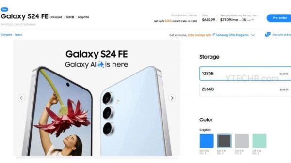Вот сколько будут стоить Galaxy S24 FE и Galaxy Tab S10 Ultra