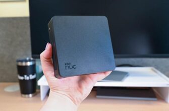 Верхняя часть Intel NUC 13 Pro