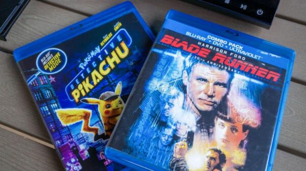 Blade Runner и Detective Pikachu на Blu-ray диске.