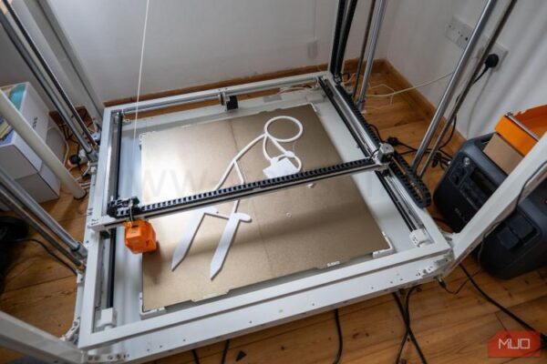 elegoo orangestorm giga review- first full bed print
