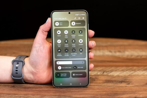 Меню быстрого доступа на Samsung Galaxy S24 Plus