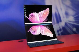 Lenovo Yoga Book 9i с двумя экранами и съемной клавиатурой.
