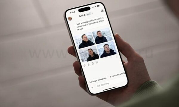 Приложение Grok на iPhone.