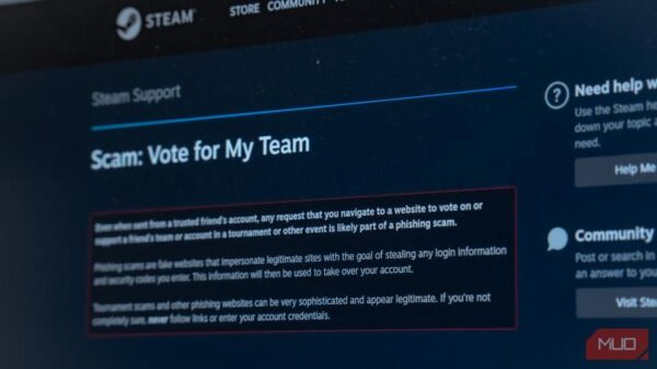Фото страницы поддержки Steam, касающейся мошенничества.