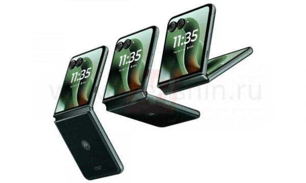 Утечка рендер-изображения Motorola Razr 2025 Plus 60 Ultra.