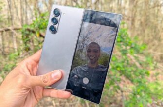 Селфи, сделанное на основную камеру Galaxy Z Fold 6.