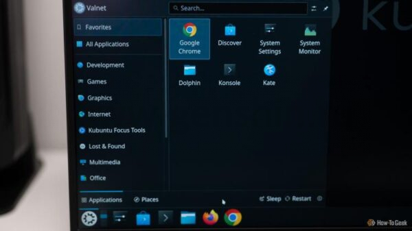 Программы на ноутбуке Kubuntu Focus Ir16 (Gen 2) под Linux.