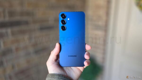 Задняя панель Galaxy S25 Plus в синем цвете