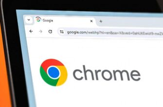 A close-up of a laptop screen with Google Chrome open reloading and the word 'Chrome' in the center.