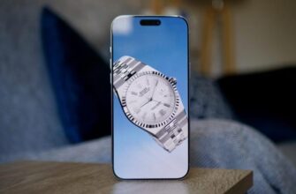 An iPhone 16 Pro Max showing the Rolex Land Dweller.