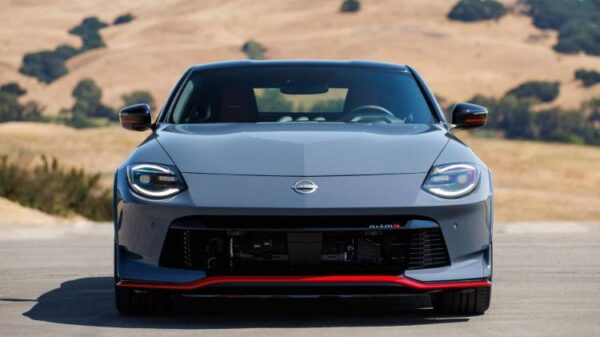 Head-on shot of a 2024 Nissan Z NISMO