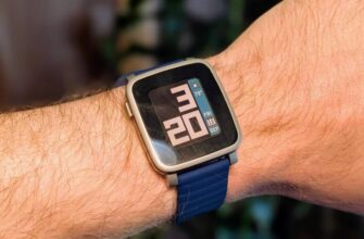 Pebble Time smartwatch.