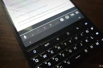 A virtual row of keys on the Unihertz Titan 2.
