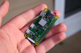 Person holding a Raspberry Pi Zero