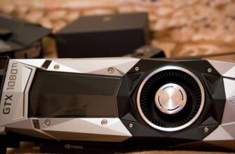 A beautiful Nvidia Geforce GTX 1080 Ti Founders Edition flagship gaming video card.