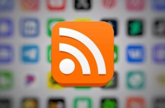 RSS icon over the top of social media logos.