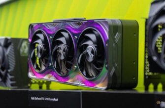 Palit NVIDIA GeForce RTX 5090 GPU on display.