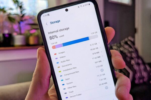 Экран Использования Памяти на Android.