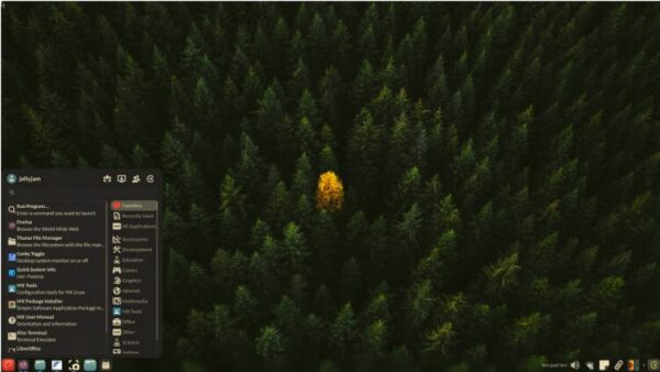 Я использую свой Gruvbox-темный стиль и иконки для MX Linux.