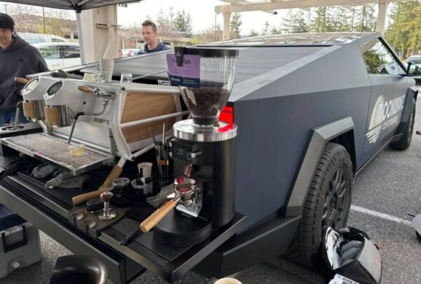Moonwake Coffee Roasters Tesla Cybertruck