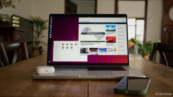 Ubuntu на MacBook Pro в виртуальной машине.