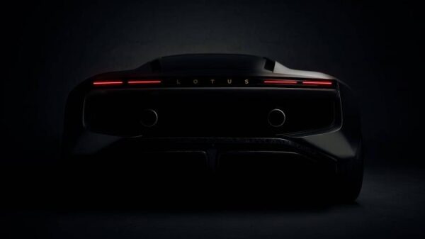 Lotus Type 135 hybrid V8 supercar teaser