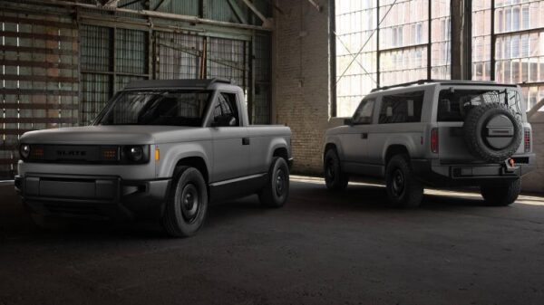 Slate truck in pickuip and SUV configurations